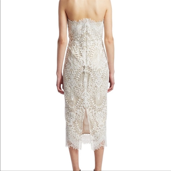 COPY - Never worn Badgley Mischka Lace Midi Dress - Picture 3 of 9
